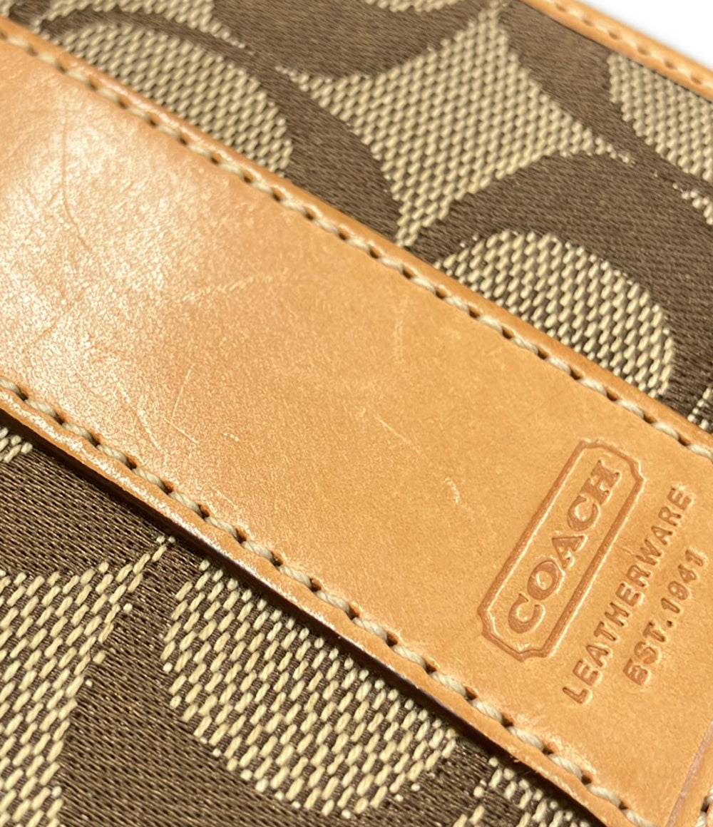 COACH 二つ折り財布 Wホック シグネチャー レディース コーチ