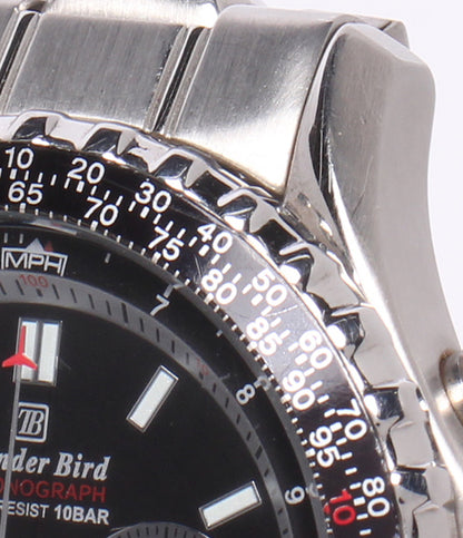 CITIZEN 腕時計 サンダーバード Thunder Bird クオーツ ブラック メンズ シチズン