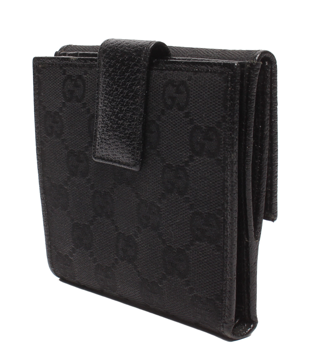 GUCCI Wホック 二つ折り財布 GGキャンバス 112664 1408 メンズ レディース グッチ