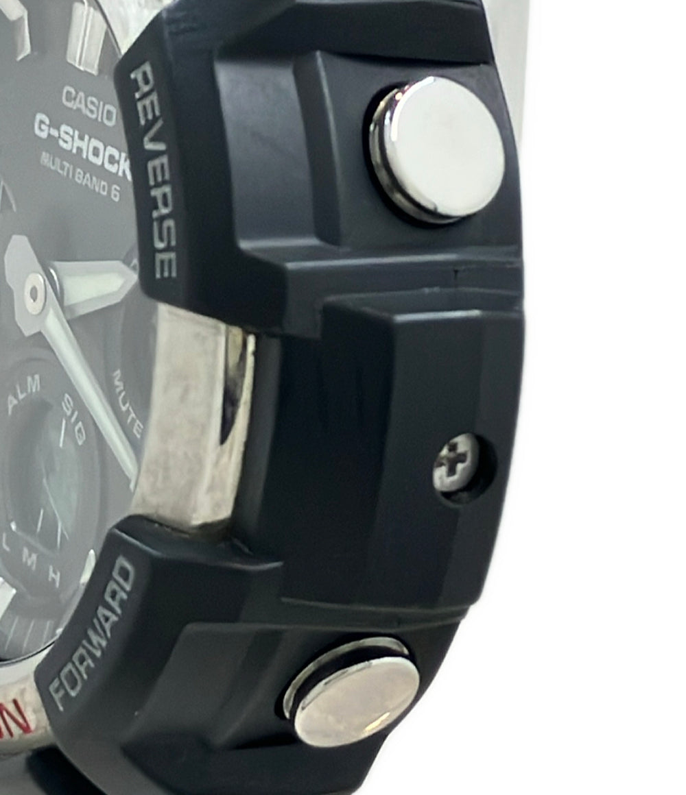 美品 CASIO 腕時計 G-SHOCK 電波ソーラー ソーラー ブラック GAW-100 メンズ カシオ