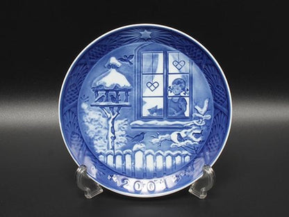 ロイヤルコペンハーゲン イヤープレート 飾り皿 18cm 2001 Royal Copenhagen