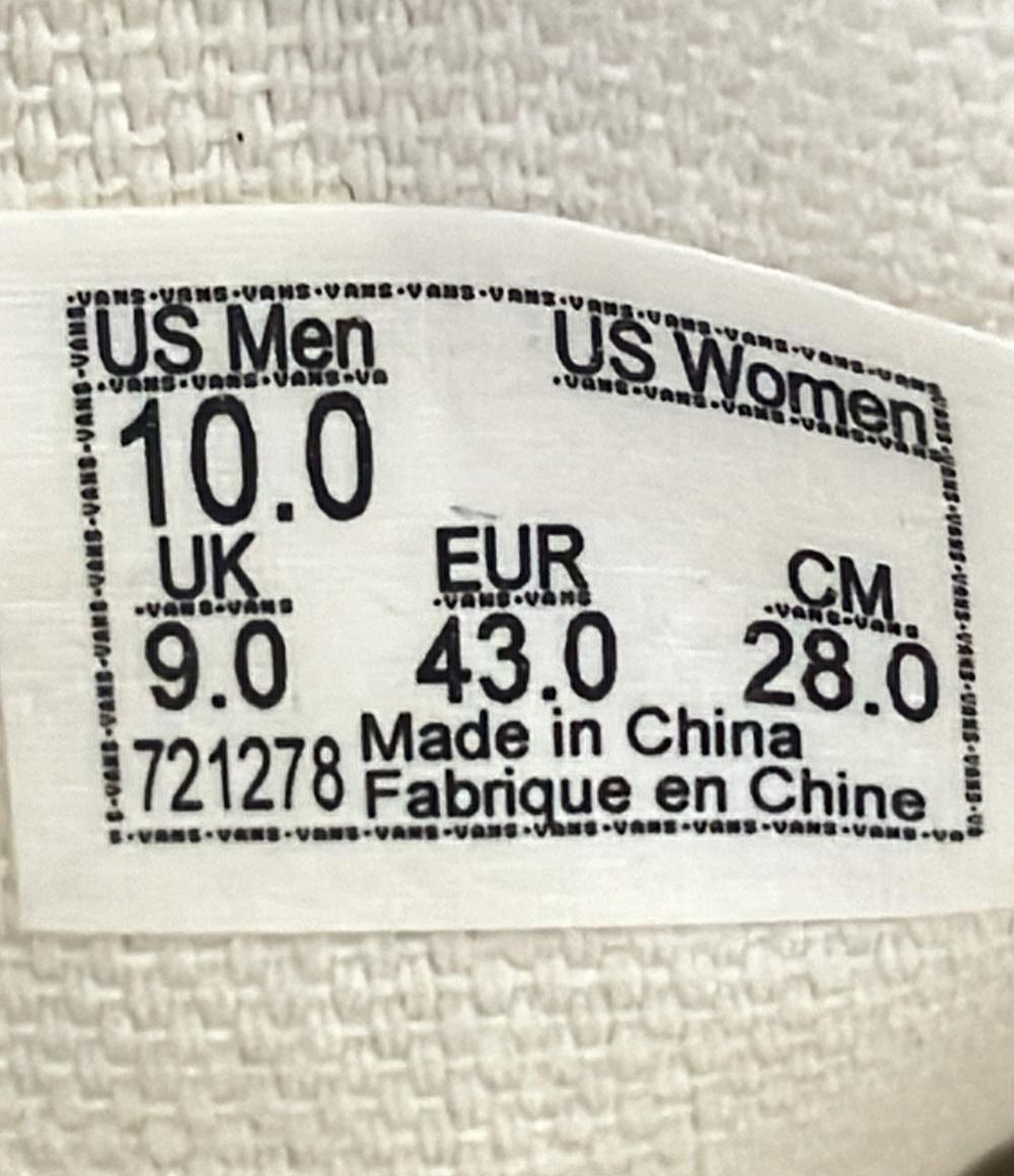 美品 VANS ローカットスニーカー スタイル 36 ブラック チェッカーボード メンズ SIZE 28.0 ヴァンズ