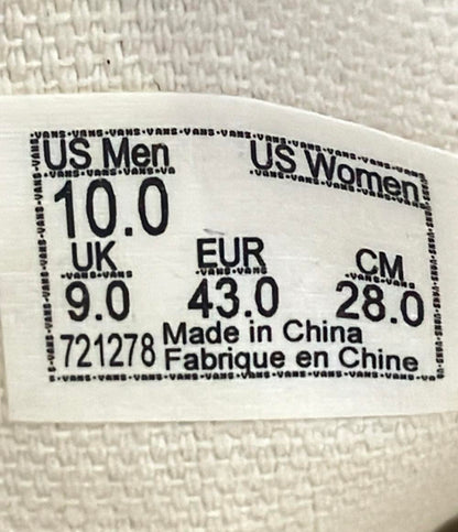 美品 VANS ローカットスニーカー スタイル 36 ブラック チェッカーボード メンズ SIZE 28.0 ヴァンズ