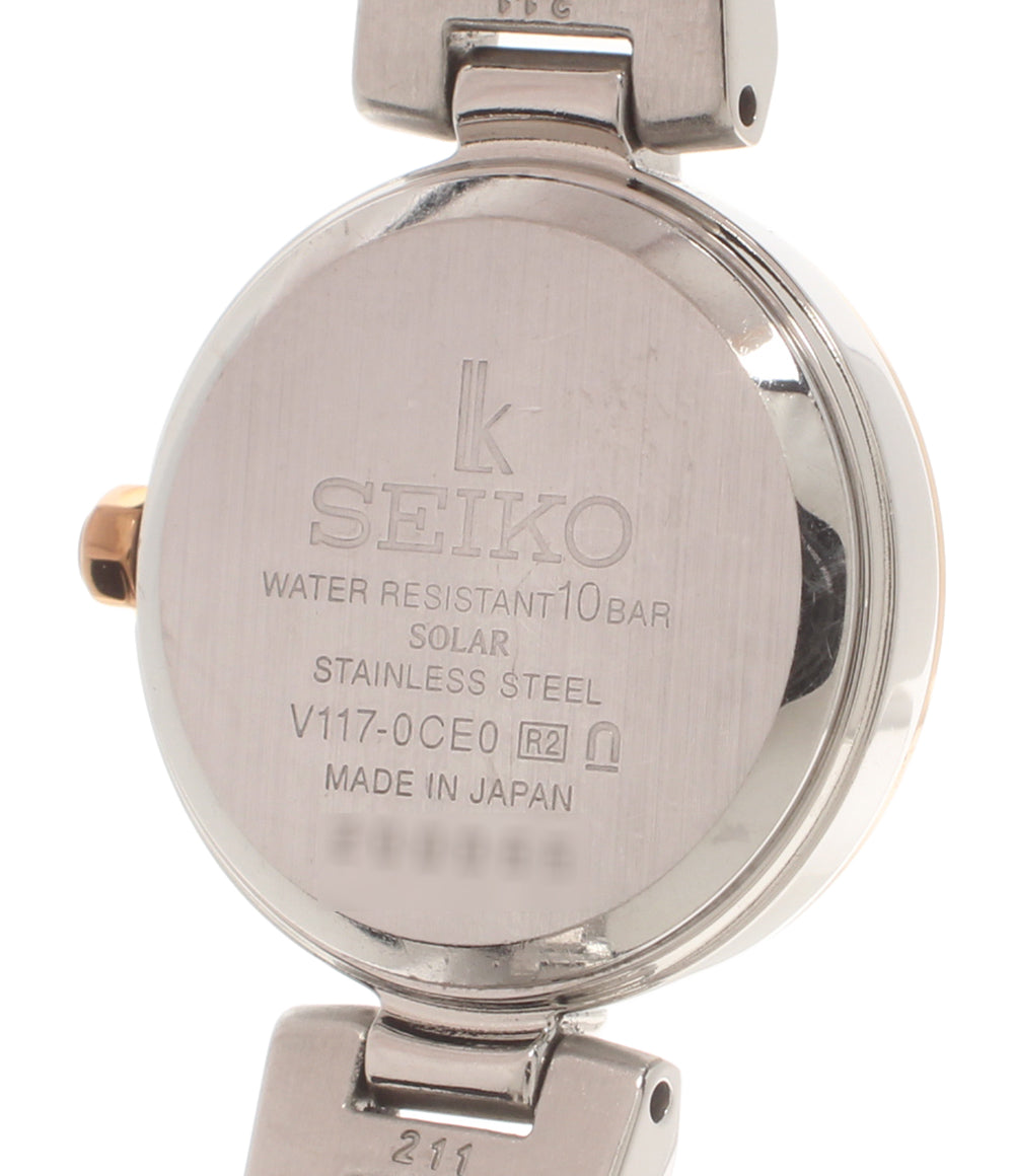 SEIKO 腕時計 ルキア LUKIA ソーラー V117-0CE0 レディース セイコー