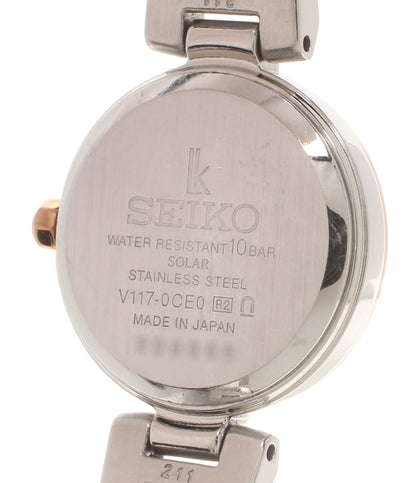 SEIKO 腕時計 ルキア LUKIA ソーラー V117-0CE0 レディース セイコー