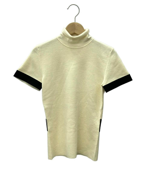 (専用)ヴァレンティノ　ニット半袖トップス ヴァレンティノ 半袖ニット タートルネック レディース