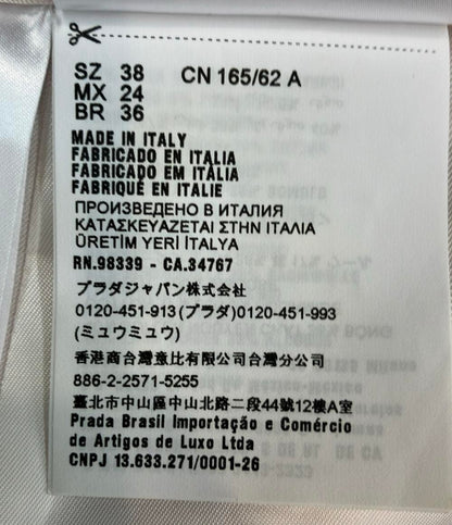 ミュウ ミュウ ミニスカート AMM1 2021 1100  MG1635 2AM3 レディース SIZE 38 (M) Miu Miu