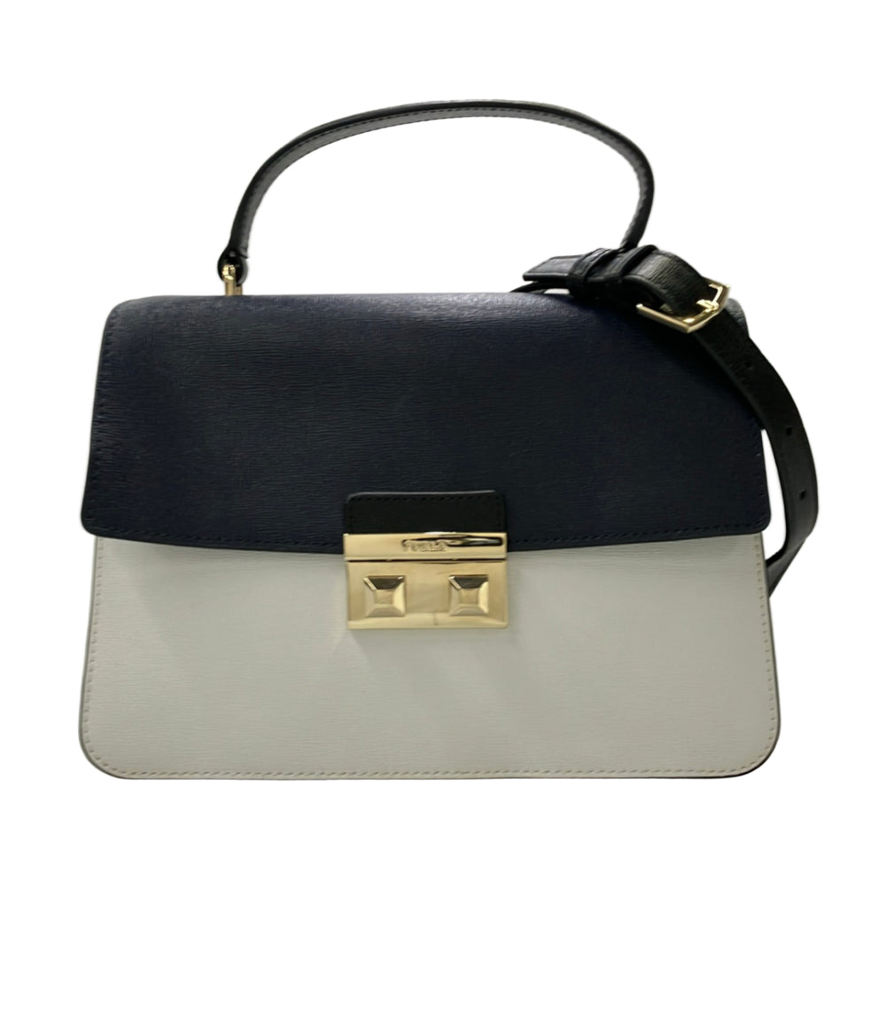 美品 FURLA 2way ハンドバッグ ショルダーバッグ 斜め掛け レディース フルラ