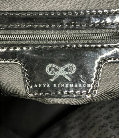 Anya Hindmarch トートバッグ ショルダーバッグ 2WAY 斜め掛け エナメル レディース アニヤ・ハインドマーチ