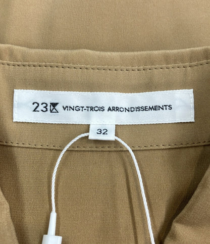 美品 ニジュウサンク 長袖シルクシャツ レディース SIZE 32 (M) 23区