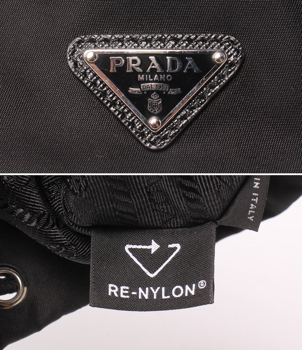 美品 PRADA ハンドバッグ ポーチ 巾着 Re-Nylon 1NE369 メンズ レディース プラダ