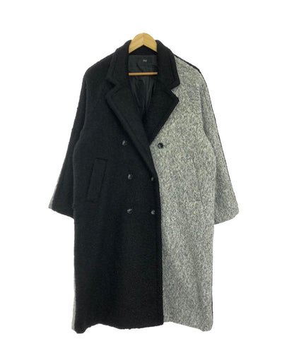 オズモーシスロフ バイカラーダブルブレストコート レディース SIZE  
