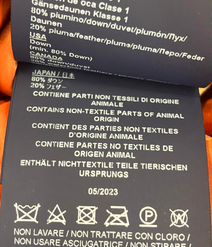 Herno ダウンジャケット フェイクファー タグ フード付き A-Shape インポート ダウンコート PI001753D レディース SIZE 42 (L) ヘルノ