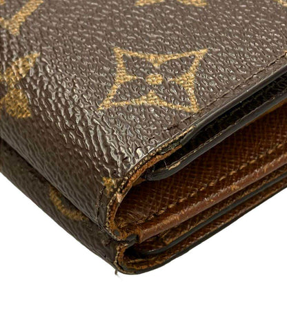 訳あり LOUIS VUITTON Wホック財布 モノグラム ポルトモネ ビエ カルトクレディ M61652 レディース メンズ ルイ・ヴィトン