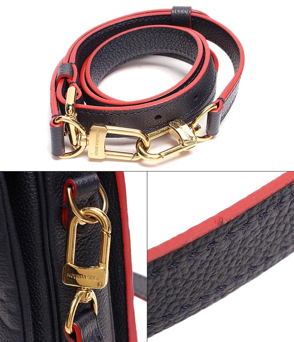 ルイヴィトン ショルダーバッグ ハンドバッグ ゴールド金具 ポシェット メティスMM モノグラム アンプラント マリーヌルージュ レザー M44071