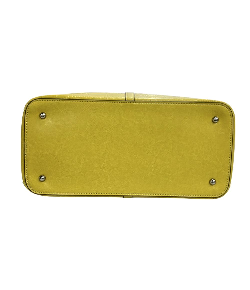 BARCOS ハンドバッグ ショルダーバッグ 2WAY 斜め掛け クロコ型押し レディース バルコス