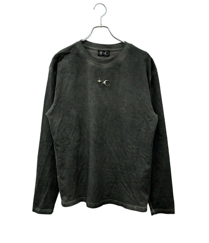 THUG CLUB 長袖Tシャツ ロングスリーブ 24SS ユーズド加工 メタルパーツ TC BASIC LONG-SLEEVE TC24TS0802 メンズ SIZE 2 (M) サグクラブ