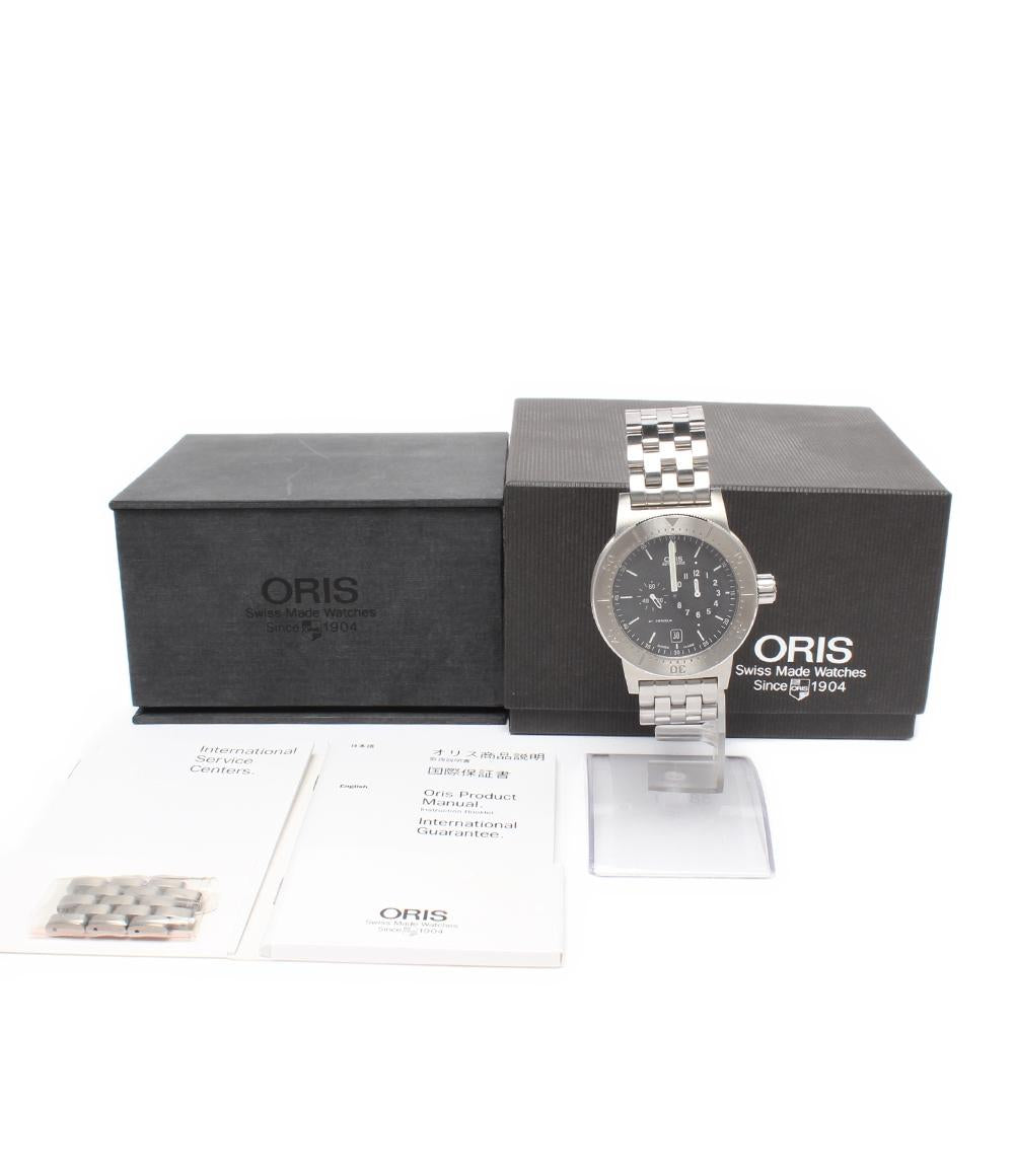 ORIS 腕時計 BC3 レギュレーター ダイバー 自動巻き ブラック 635-7514 メンズ オリス