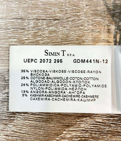 Emporio Armani 長袖ニット スパンコールロゴ UEPC 2072 295 GDM441N-12 レディース レディース SIZE 38 (S) エンポリオ・アルマーニ