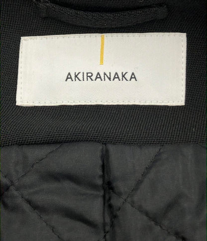 アキラナカ ノーカラージャケットSesilia front belt jacket AP2410-BK レディース SIZE 1 (S) AKIRANAKA