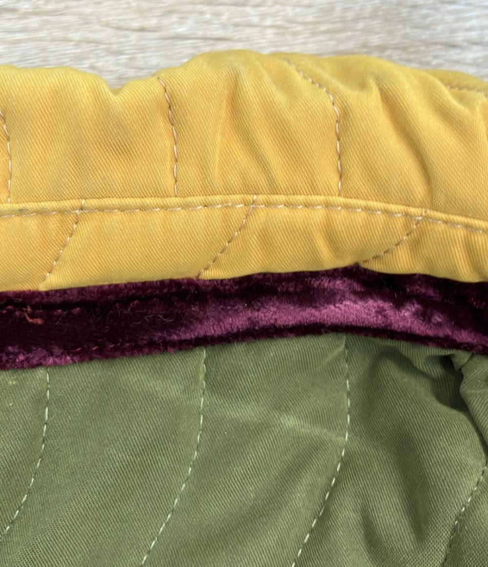 ETRO キルティングジャケット バイカラー 金ボタン 73-19032-370 レディース SIZE L エトロ