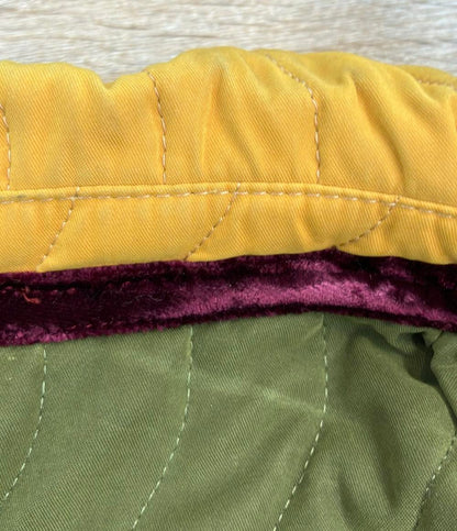 ETRO キルティングジャケット バイカラー 金ボタン 73-19032-370 レディース SIZE L エトロ