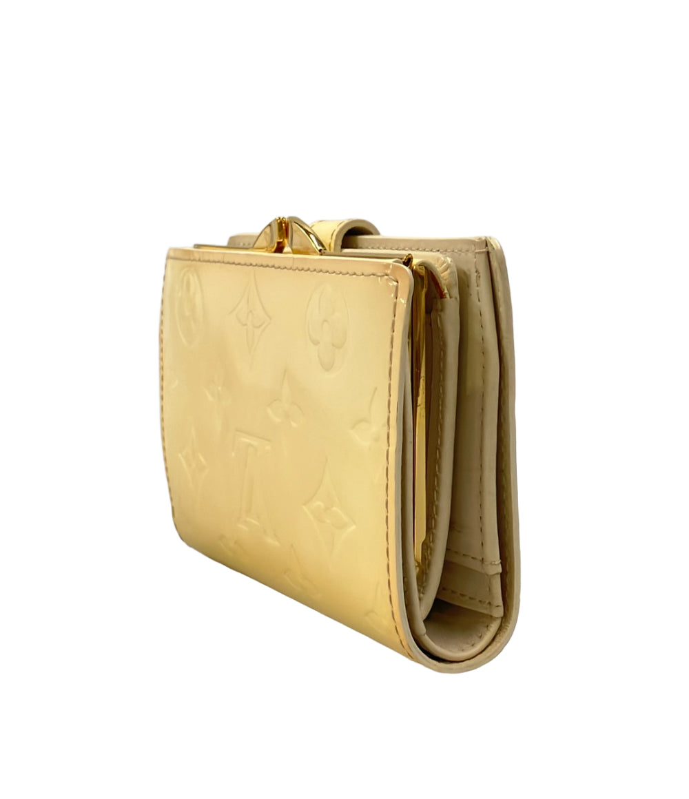 LOUIS VUITTON 二つ折り財布 ポルトフォイユ ヴィエノワ ヴェルニ M91363 レディース ルイ・ヴィトン