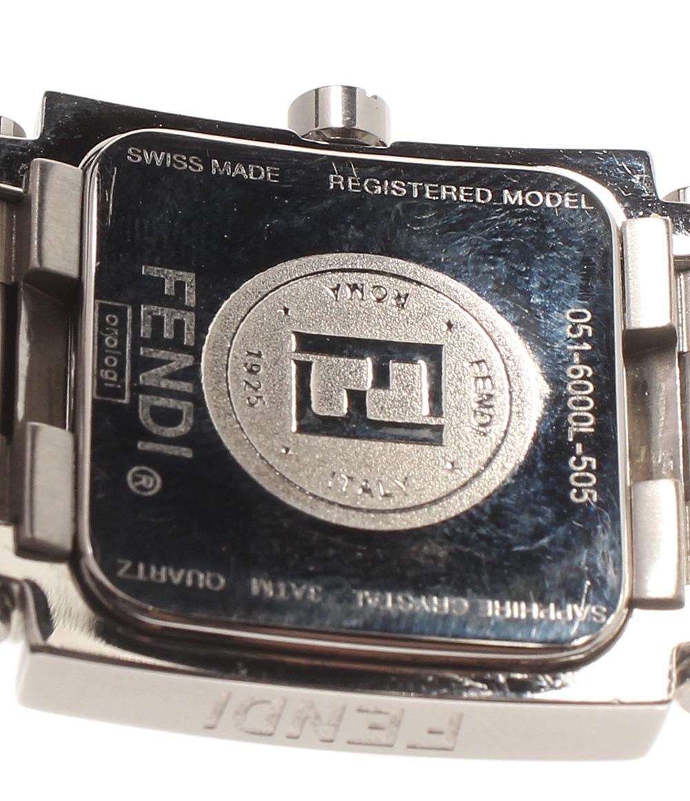 FENDI 腕時計 クオーツ シルバー 051-6000L レディース フェンディ