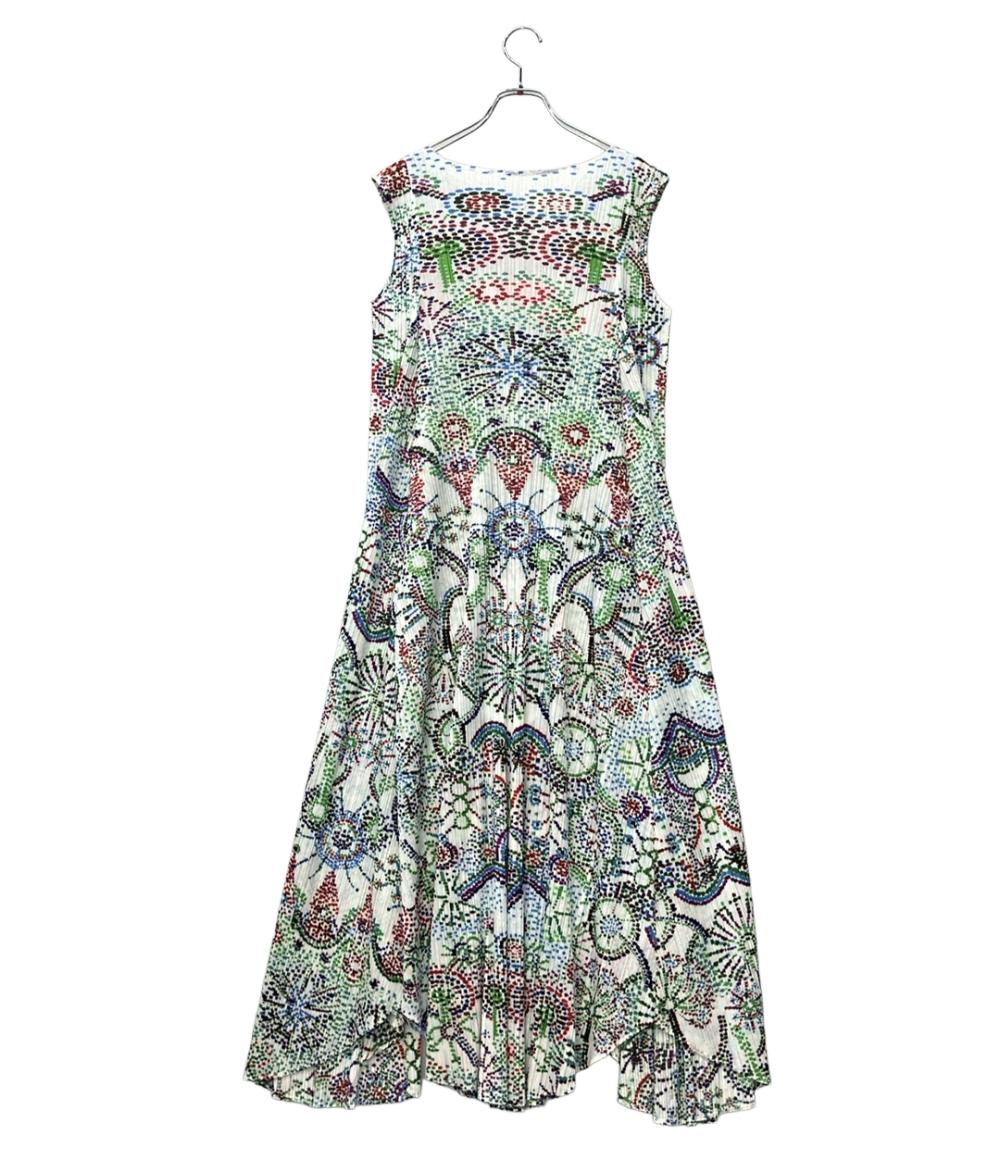 美品 PLEATS PLEASE ノースリーブ ワンピース レディース SIZE 5 プリーツプリーズ