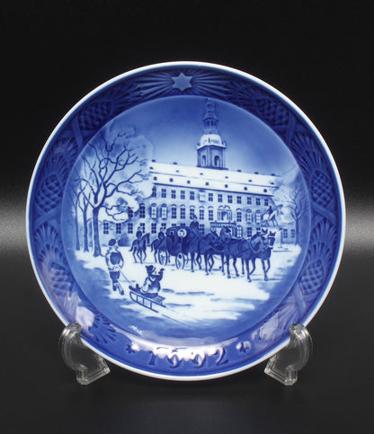美品 Royal Copenhagen イヤープレート 飾り皿 18cm 1992 ロイヤルコペンハーゲン