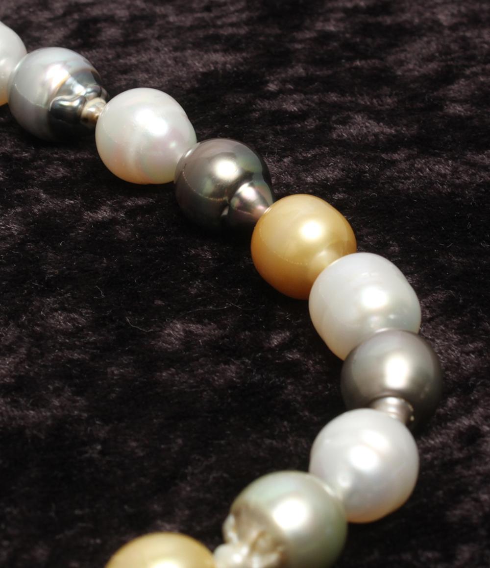 美品 ネックレス バロックパール 11.0-13.0mm レディース