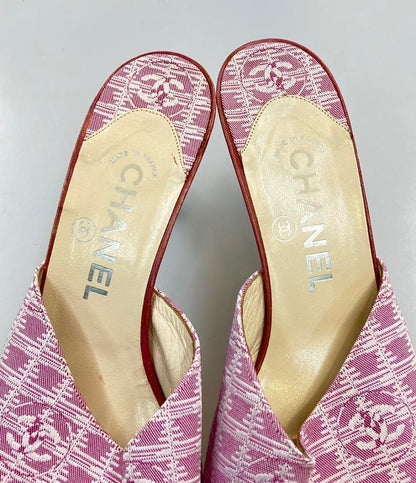 CHANEL ミュールサンダル レディース SIZE 38 (25cm) シャネル