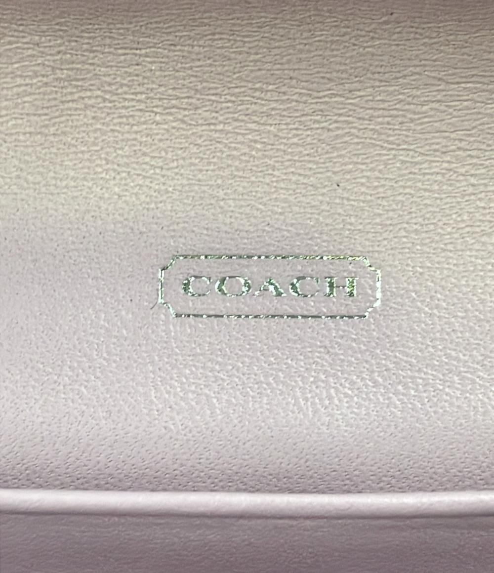 コーチ 二つ折り長財布 オプアート レディース COACH