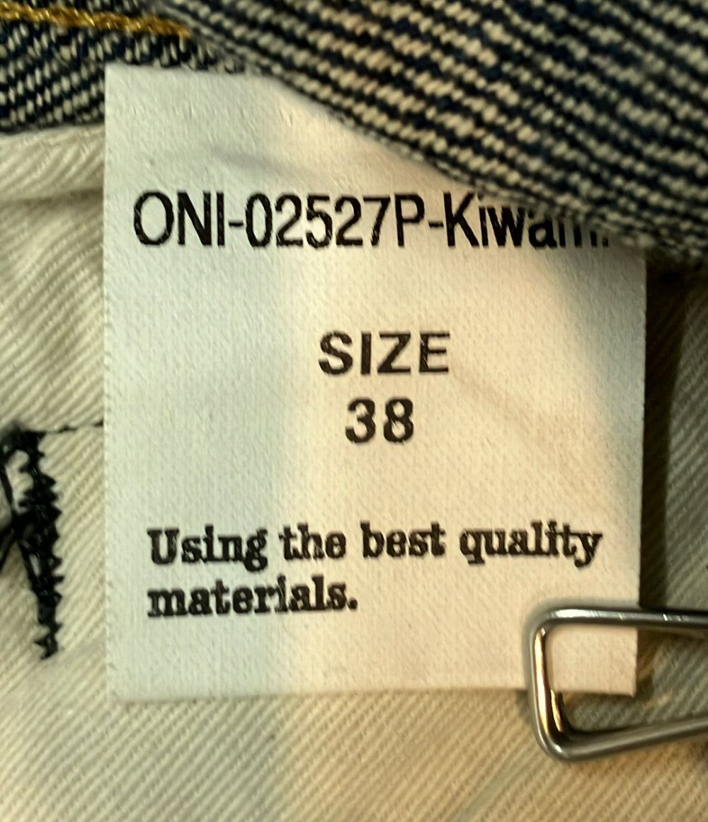 ONI DENIM デニムジャケット ボタン 16oz 天然藍ロープ染色デニム 鬼極 ワンウォッシュ ONI-02527P-KIWAM メンズ SIZE 38 (M) 鬼デニム