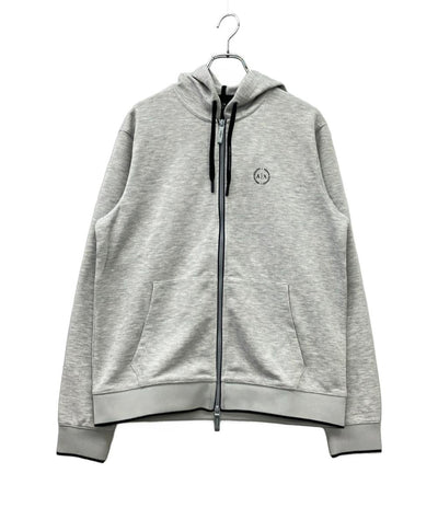 ARMANI EXCHANGE パーカー グレー ジップ 8NZM74 Z9N1Z メンズ SIZE L アルマーニエクスチェンジ