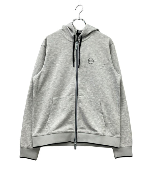 ARMANI EXCHANGE パーカー グレー ジップ 8NZM74 Z9N1Z メンズ SIZE L アルマーニエクスチェンジ