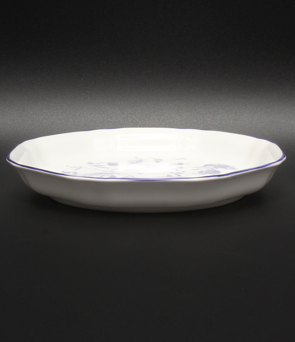 美品 WEDGWOOD オクタゴナルディッシュ 皿 17cm ブループラム ウェッジウッド