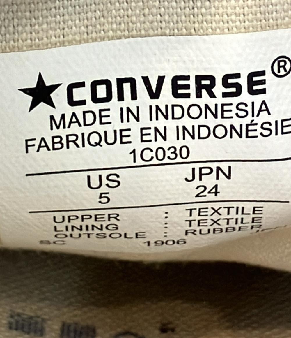 CONVERSE ローカットスニーカー キャンバス オールスター OX 1C030 レディース SIZE 24.0 (L) コンバース