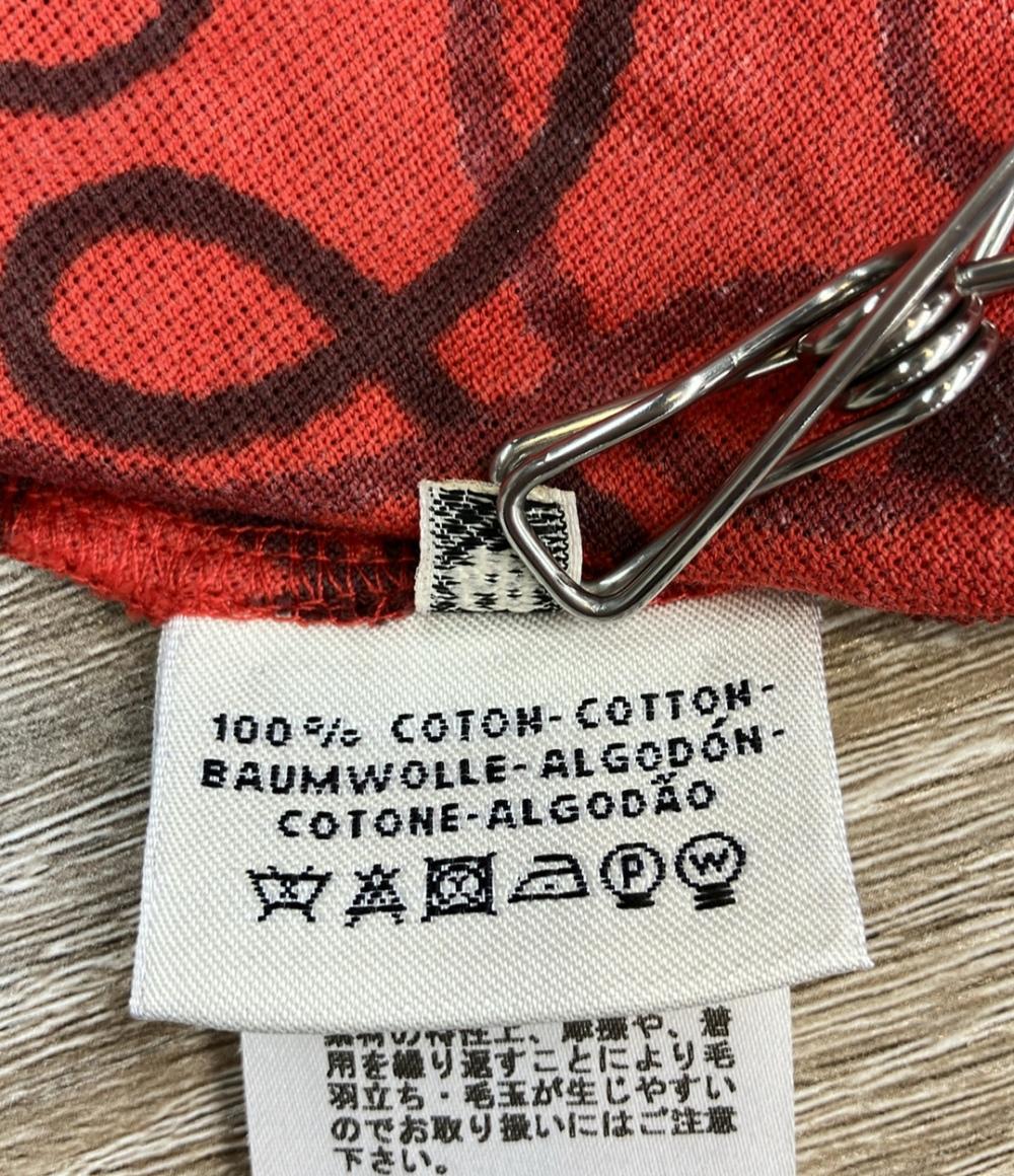 HERMES 半袖Tワンピース CORDELIERES TSHIRT RED レディース SIZE 40 (M) エルメス