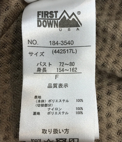 フリースジャケット      レディース SIZE F (M) FIRST DOWN