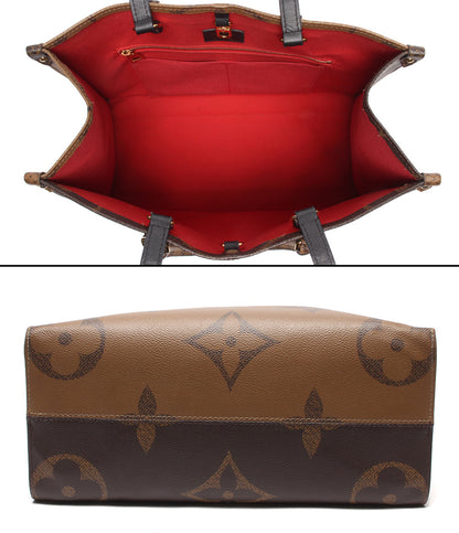 LOUIS VUITTON 2WAYハンドバッグ ショルダーバッグ 肩掛け オンザゴーMM モノグラム ジャイアント リバーズ M45321 レディース ルイ・ヴィトン