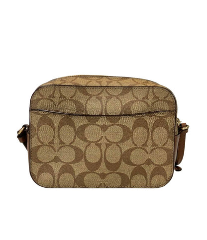 美品 COACH ショルダーバッグ 斜め掛け シグネチャー 91677 レディース コーチ