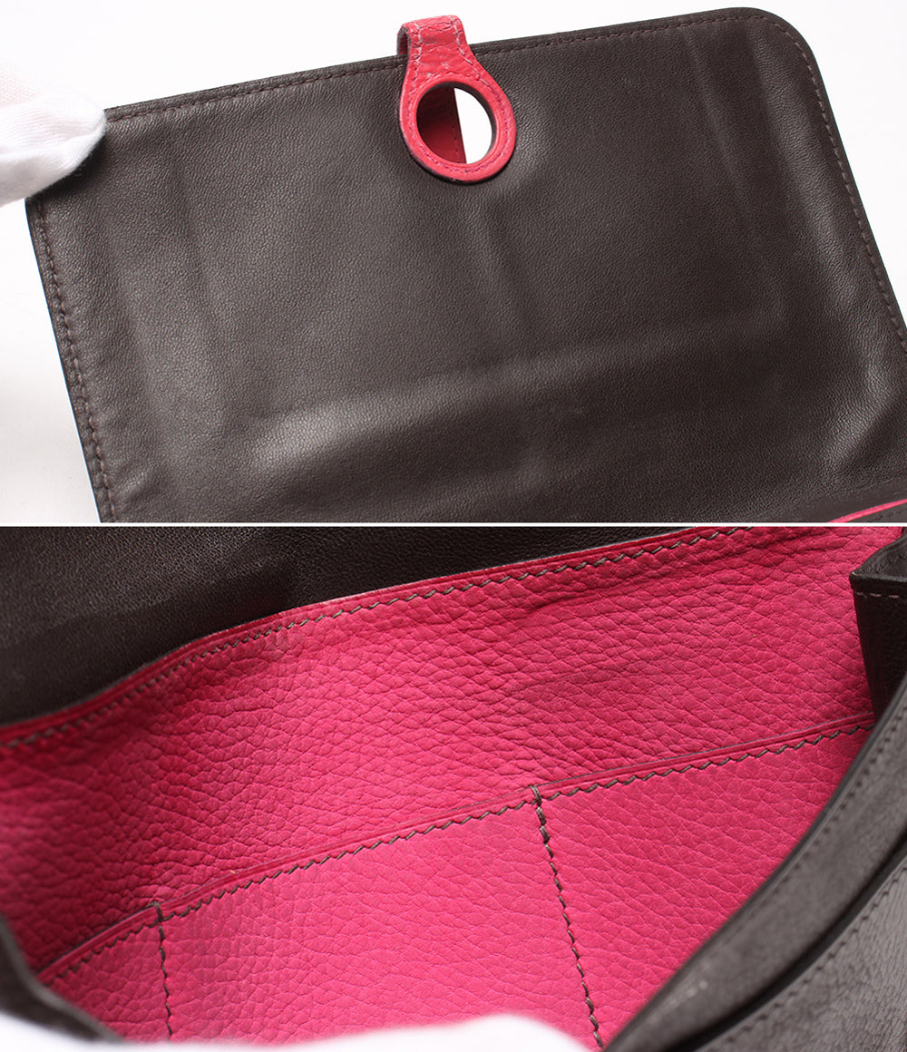 HERMES 長財布 □K刻印 シルバー金具 ドゴンGM レディース エルメス