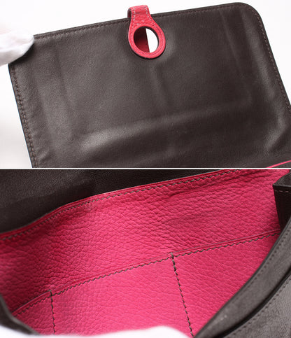 HERMES 長財布 □K刻印 シルバー金具 ドゴンGM レディース エルメス