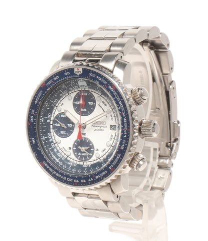 SEIKO 腕時計 パイロット クロノグラフ クオーツ 7T62-0EB0 メンズ セイコー
