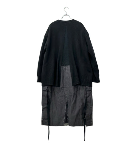 UNDERCOVER ニット×カーゴ ドッキング ロングカーディガン レディース SIZE 1 アンダーカバー