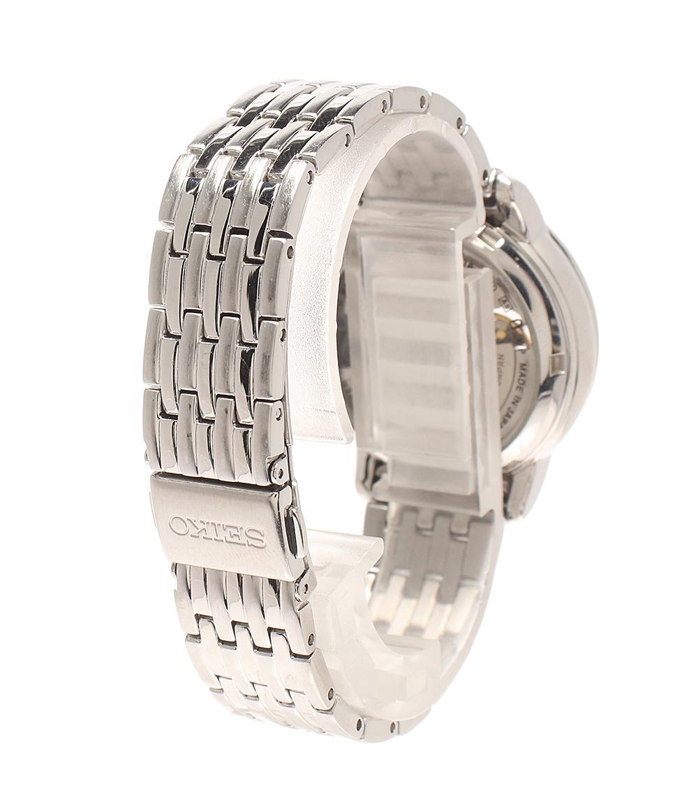 SEIKO 腕時計 自動巻き ブラック 4R38-00K0 メンズ セイコー