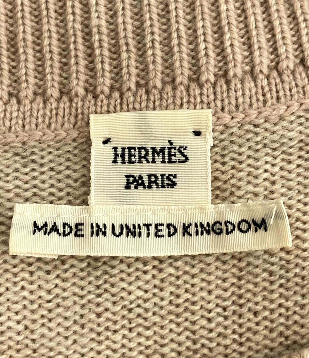 HERMES ロングスリーブ ニットワンピース 3H2500D1 レディース SIZE 38 エルメス