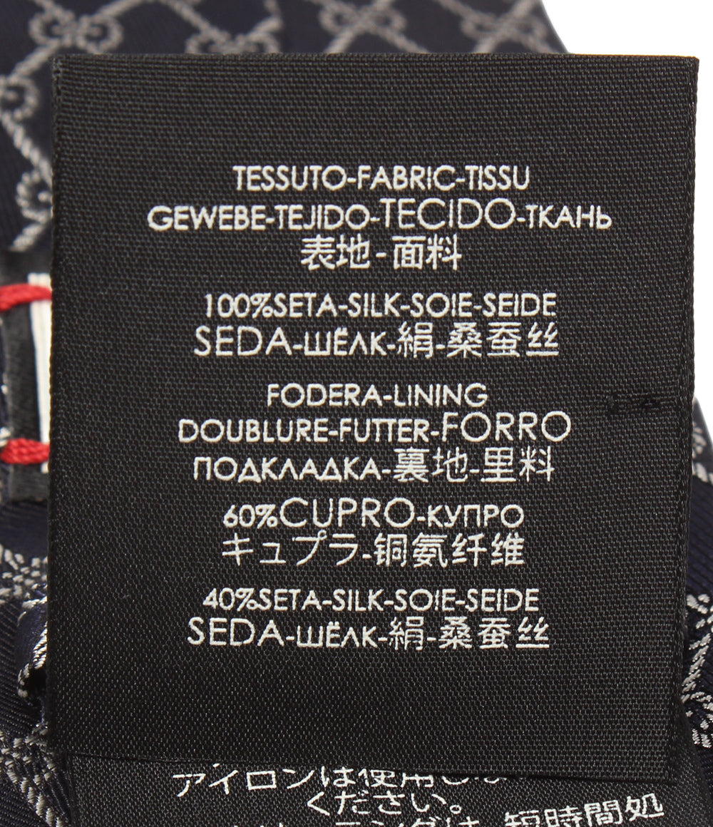 美品 GUCCI ネクタイ シルク100％ GG柄 メンズ グッチ