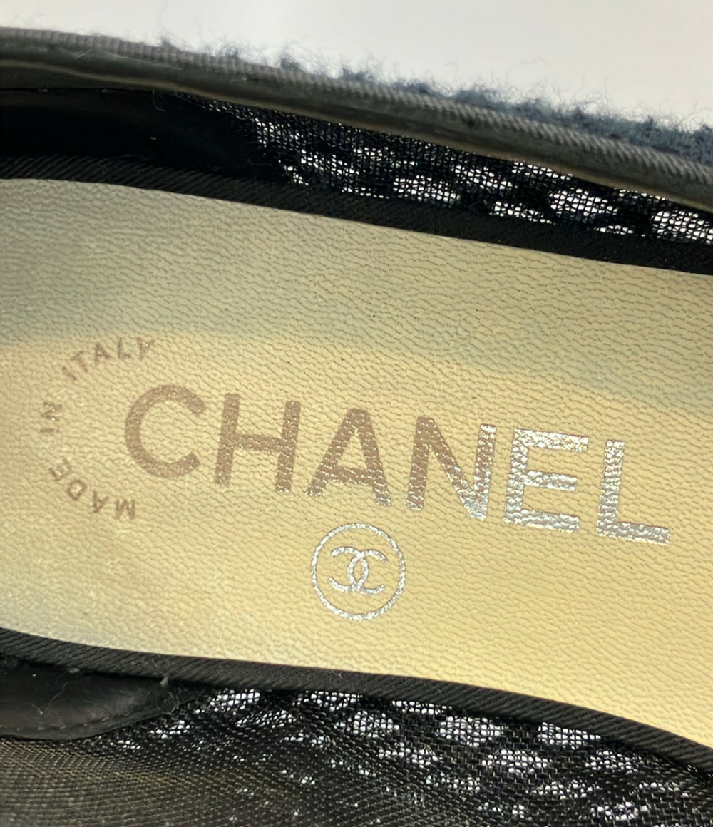 CHANEL バレリーナフラットシューズ レディース SIZE 37 1/2 (24.5cm) シャネル